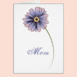 Purple Flower Mothers Day Card