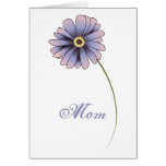 Purple Flower Mothers Day Card