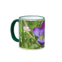 Purple Flower Mugs