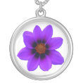 Purple Flower Necklace necklace