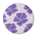 Purple Flower Pattern Magnet