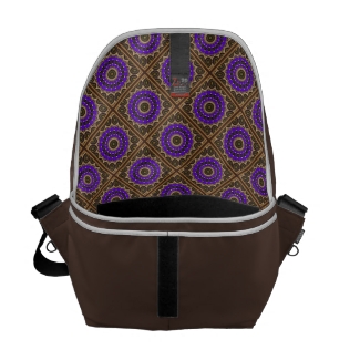 Purple Flower Petals Pattern Kaleidoscope Design 2