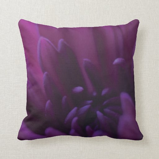 Purple Flower Pillow Zazzle