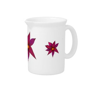 Purple Flower Pitcher