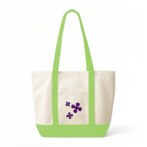 Purple flower power bag bags
