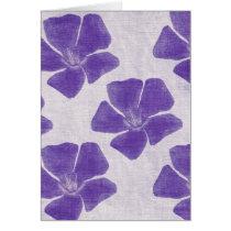 purple-flower-print cards