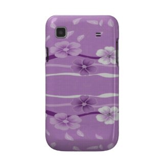 Purple Flower Print Samsung Galaxy S Case casematecase