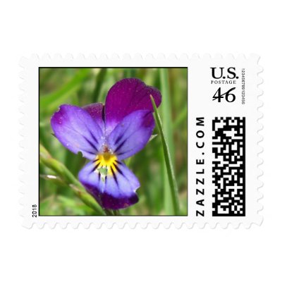 Purple Flower Stamps by wingedturtle