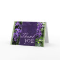 Purple flower thank you card by aslentz Purple flower thank you card