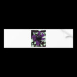 Purple Flower Thing bumper stickers