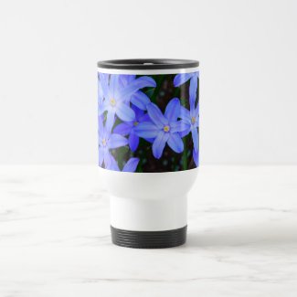Purple Flower Travel Mug