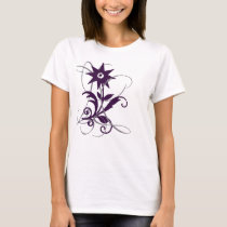 Purple Flower t-shirts