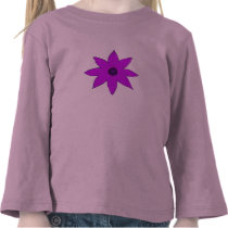 Purple Flower t-shirts by DonnaGrayson Purple Flower t-shirts