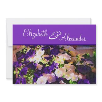 Purple Wedding Invitations