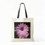Purple Flower With Smoke: Tote Bag