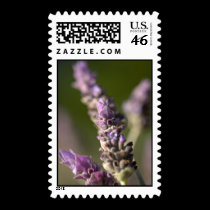 Purple Flowers2 Postage stamp