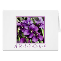 purple flowers arizona card by mrsrnj purple flowers arizona card