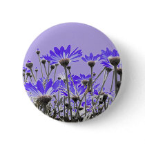 Purple Flowers Button