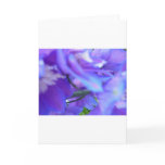Purple Flowers Greeting Card