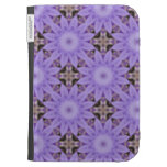 Purple Flowers Case For The Kindle