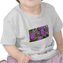 Purple Flowers flowers Tee Shirt