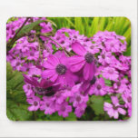 Purple Flowers from San Francisco Mousepad