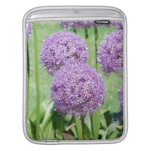 Purple Flowers iPad Sleeve