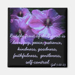 Purple Flowers Magnet