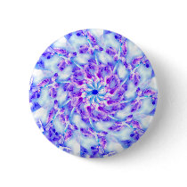 Purple Flowers Mandala Pinback Buttons