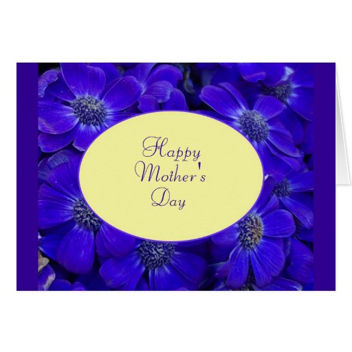 Purple Flowers Mothers Day Card Zazzle