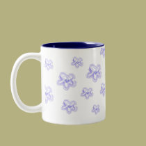 Purple Flowers Mug