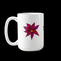 Purple Flowers Mug mugs