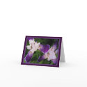 Purple Flowers NoteCards by RookyStudios Purple Flowers NoteCards