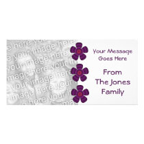 purple flowers photo cards by DonnaGrayson purple flowers photo cards
