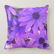 Purple Flowers Pillow