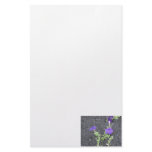 Purple Flowers stationery
