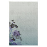 Purple Flowers stationery by StarStock Purple Flowers stationery