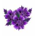 purple flowers t-shirts by Ceyzpurplestang purple flowers t-shirts
