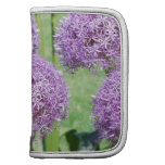 Purple Flowers Wallet Folio Planner
