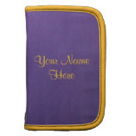 Purple Folio Organizers