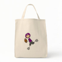 Purple Football Player Bag
