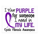 Purple For Someone I Need Cystic Fibrosis Post Card