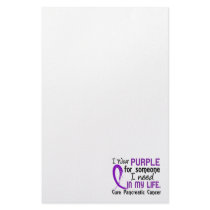 Purple For Someone I Need Pancreatic Cancer Customized Stationery
