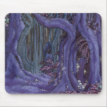Purple forest mousepad mousepads