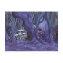 Purple forest postcard