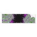 Purple Fractal bumpersticker