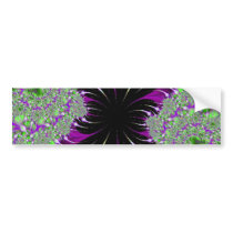 Purple Fractal bumpersticker