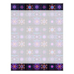 Purple Fractal Collage Letterhead Design
