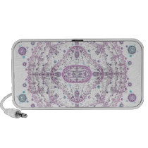 Purple fractal design doodle speaker speakers
