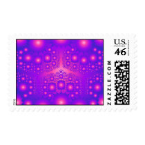 Purple Fractal Explosions: Vector Art: Postage